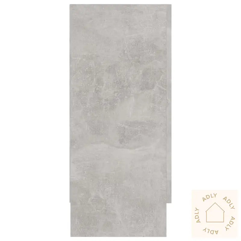 Vitrine Betonggrå 120X30,5X70 Cm Konstruert Tre