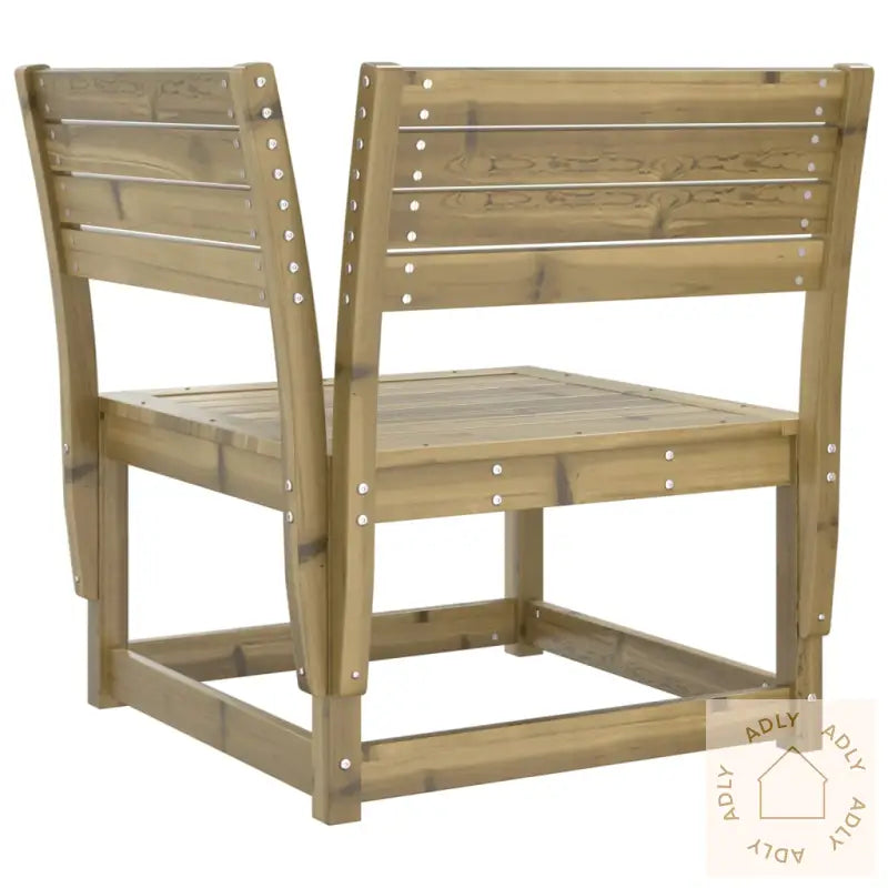 Hagesofa For Hjørne 73X73X78 Cm Impregnert Furu