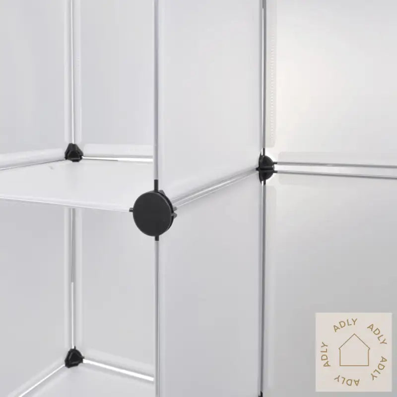 Modulært Skap 18 Deler Hvit 37X146X180,5 Cm