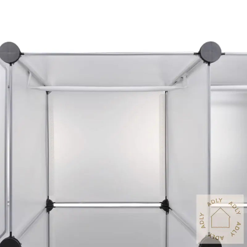 Modulært Skap 18 Deler Hvit 37X146X180,5 Cm