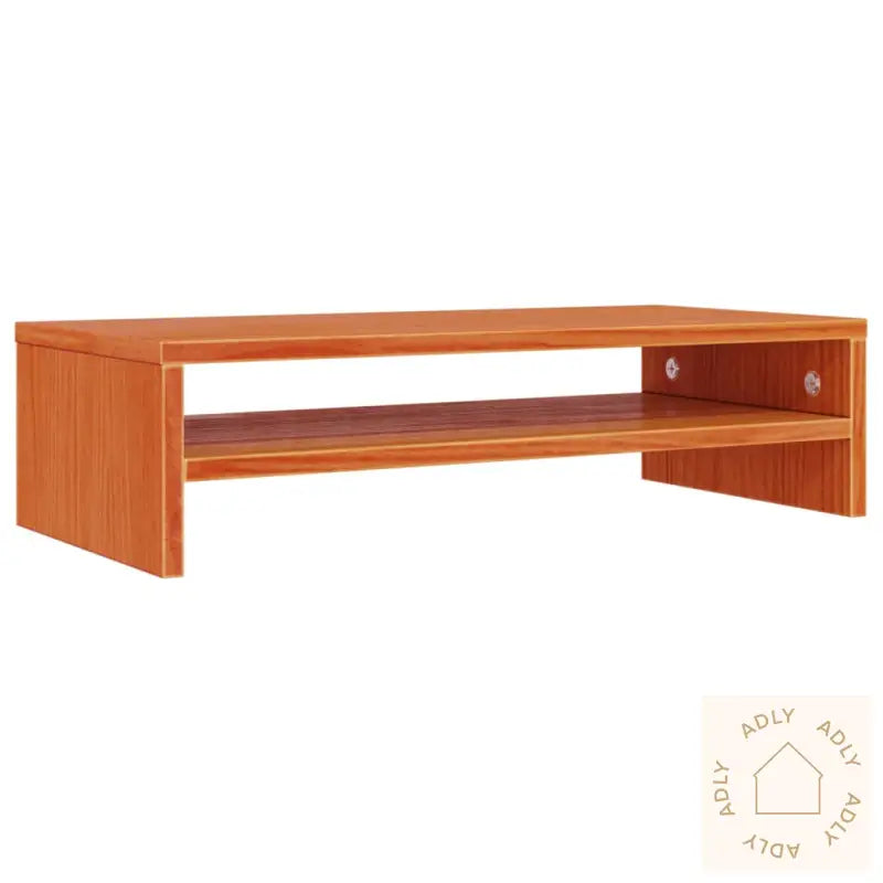 Monitorstativ Voksbrun 50X24X13 Cm Heltre Furu