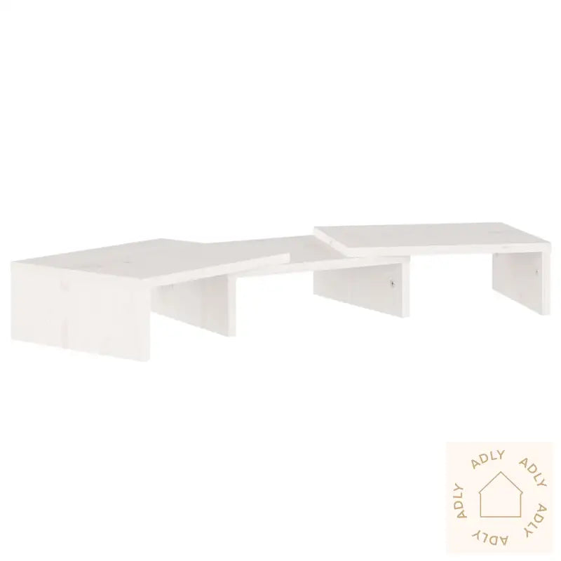 Monitorstativ Hvit 60X24X10,5 Cm Heltre Furu