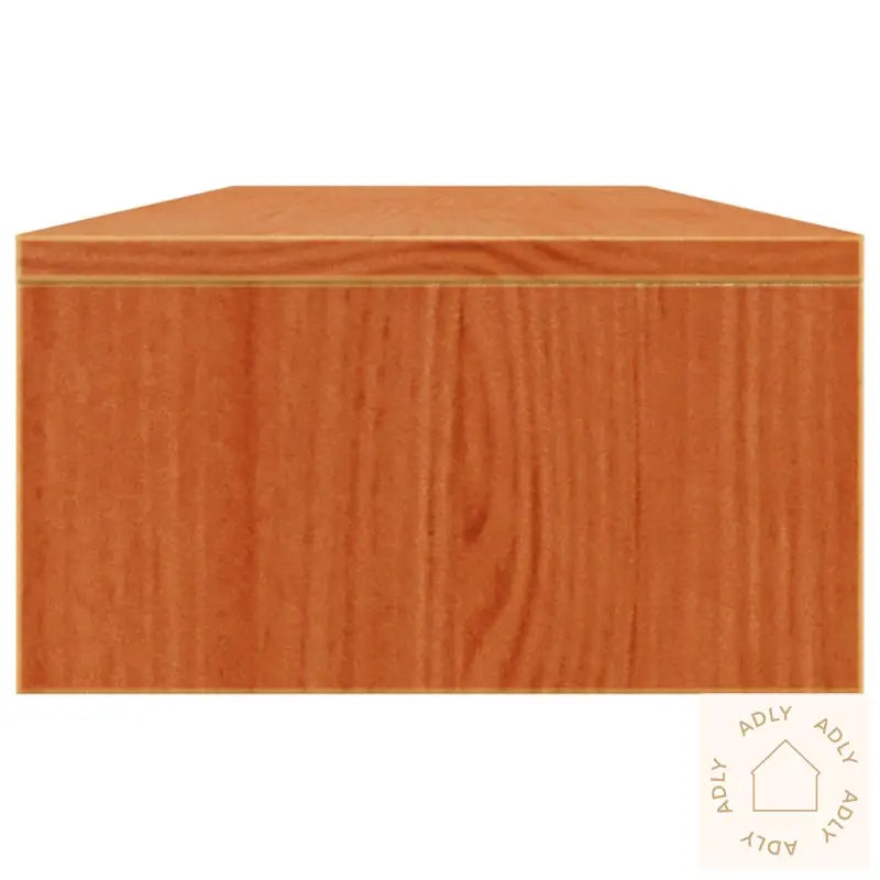 Monitorstativ Voksbrun 100X24X13 Cm Heltre Furu