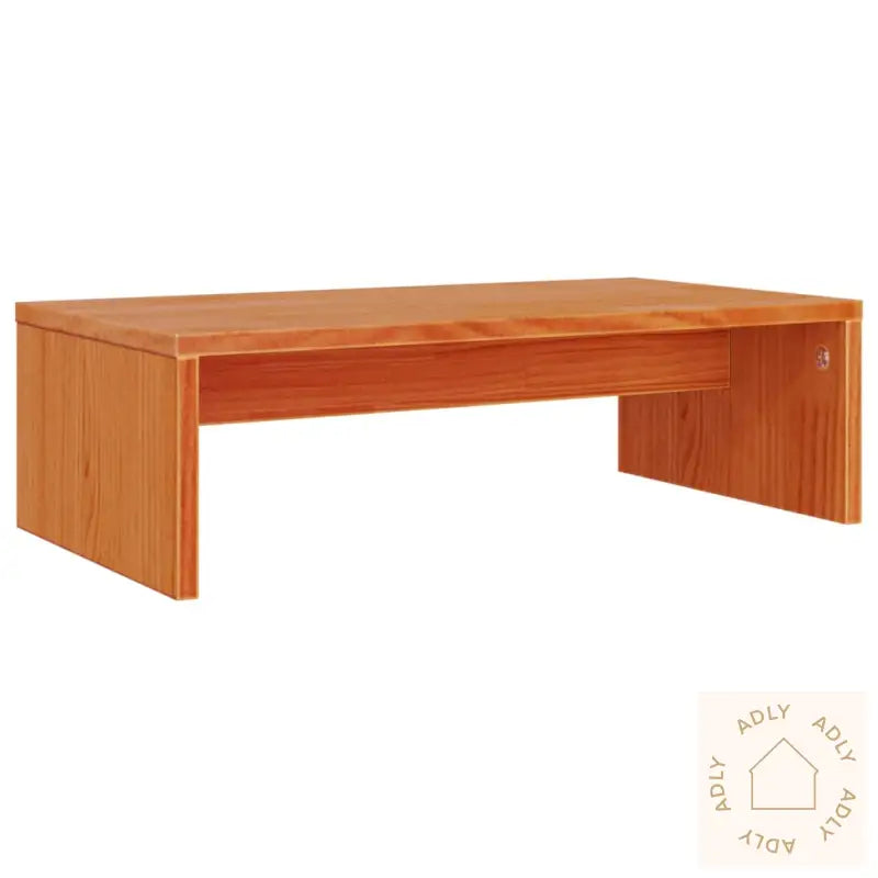 Monitorstativ Voksbrun 50X27X15 Cm Heltre Furu