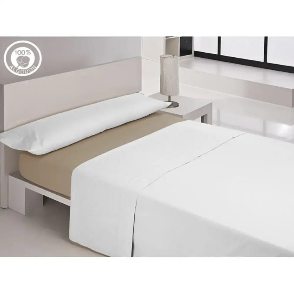 Hvit montert bunntrekk Happy Home LISOS COTTON for sofa og stue