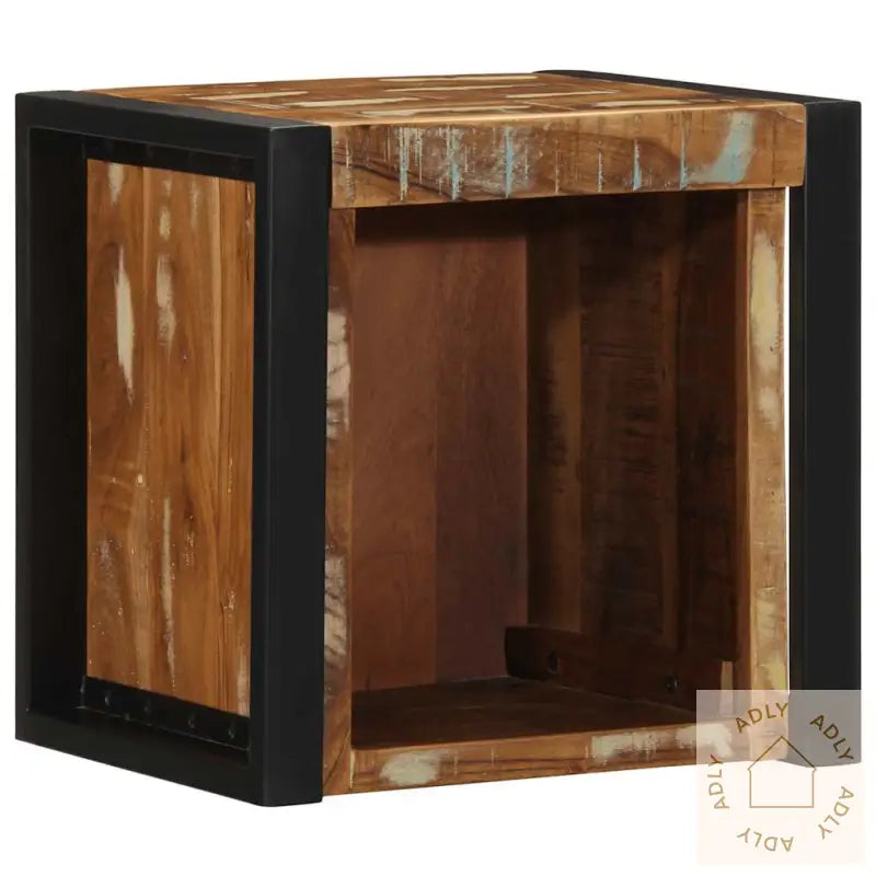 Nattbord Flerfarget 40X35X40 Cm Gjenvunnet Heltre