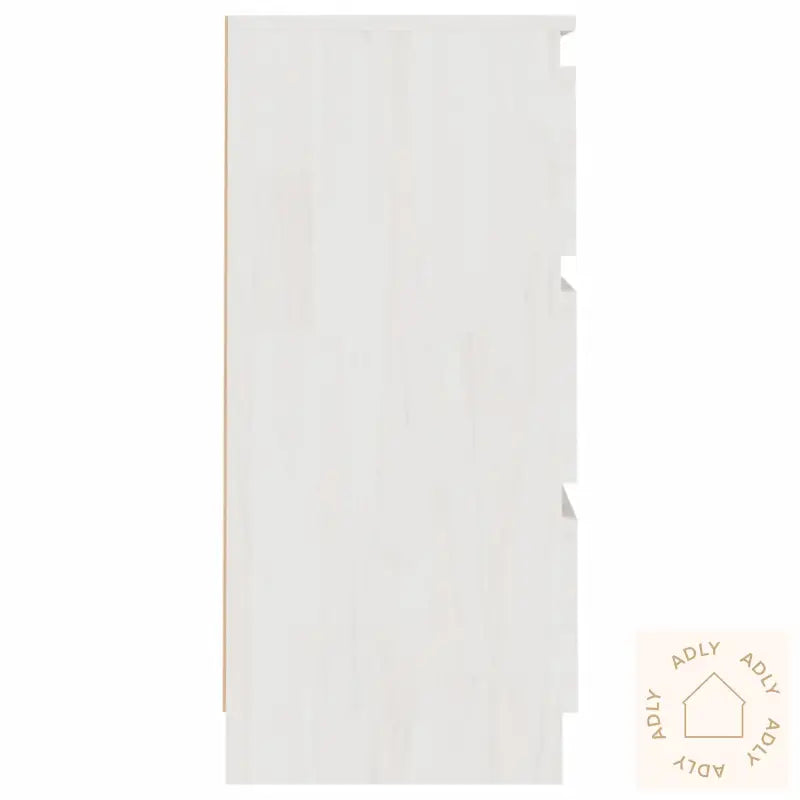 Nattbord 2 Stk Hvit 40X29,5X64 Cm Heltre Furu