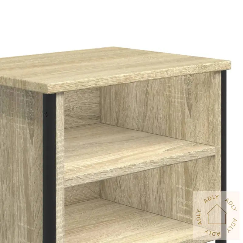 Nattbord Sonoma Eik 2 Stk 40X30X40 Cm Konstruert Tre