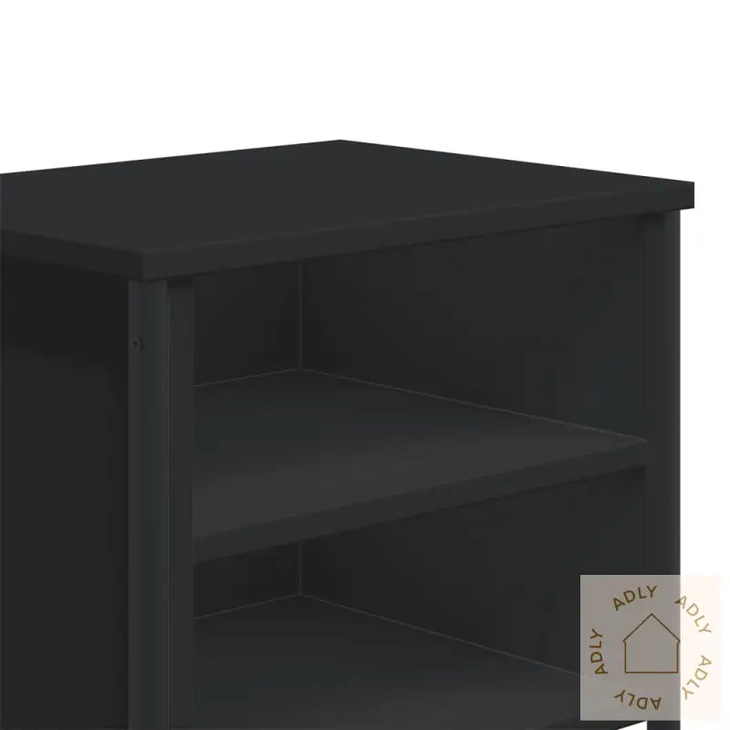 Nattbord Svart 2 Stk 40X30X40 Cm Konstruert Tre