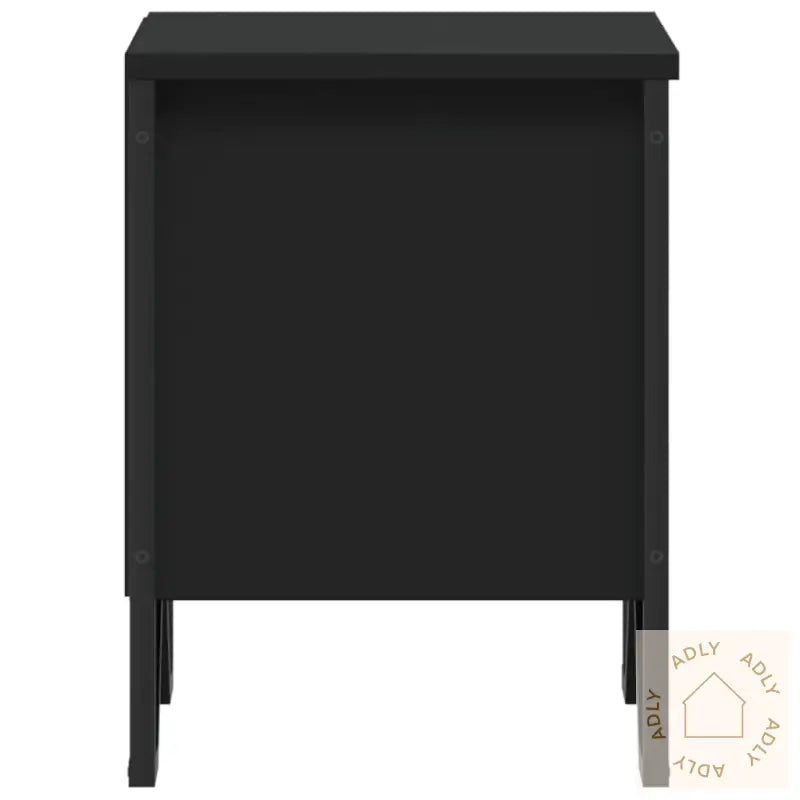 Nattbord Svart 2 Stk 40X30X40 Cm Konstruert Tre