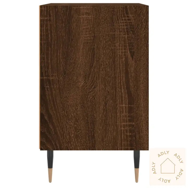 Nattbord 2 Stk Brun Eik 40X30X50 Cm Konstruert Tre