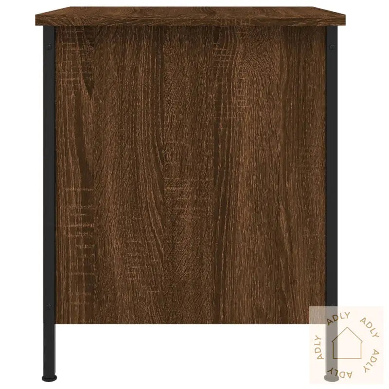 Nattbord 2 Stk Brun Eik 40X42X50 Cm Konstruert Tre