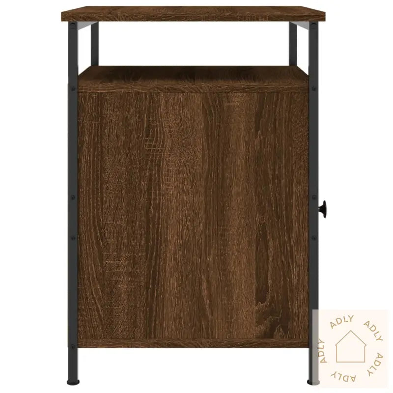 Nattbord 2 Stk Brun Eik 40X42X60 Cm Konstruert Tre