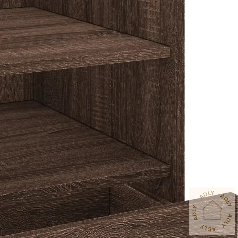 Nattbord Brun Eik 45X50X50 Cm Konstruert Tre