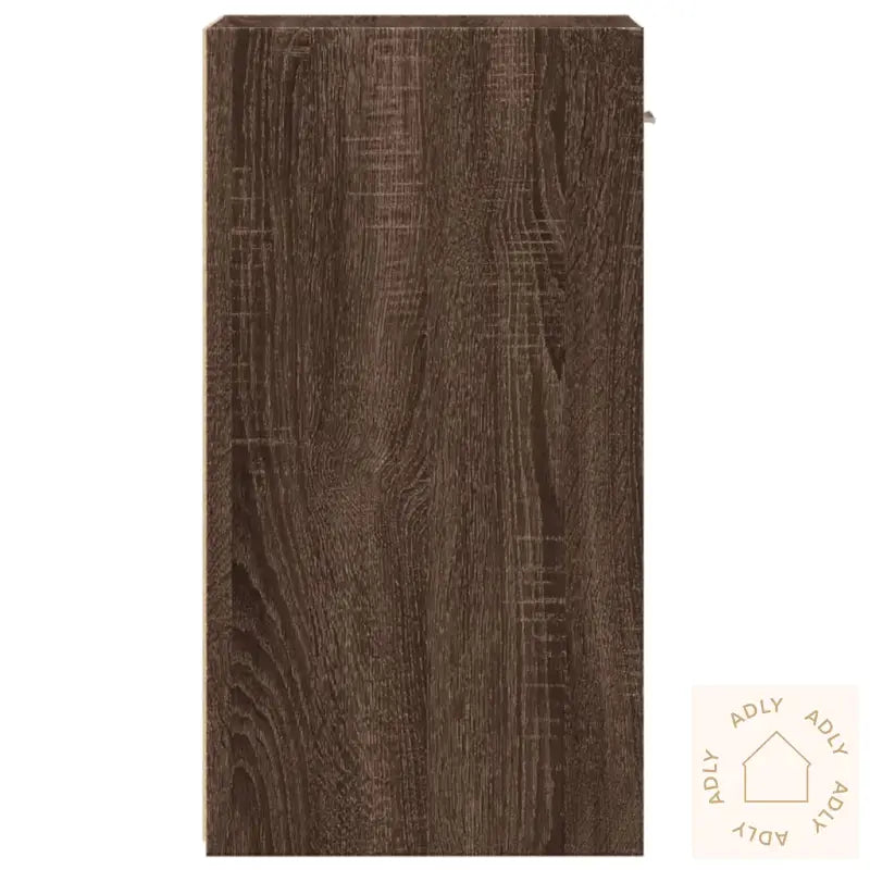 Nattbord Brun Eik 35X34X65 Cm Konstruert Tre