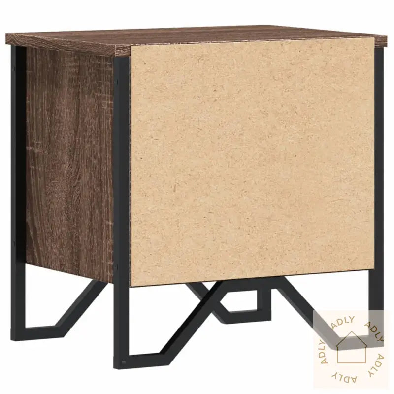 Nattbord Brun Eik 40X30X40 Cm Konstruert Tre