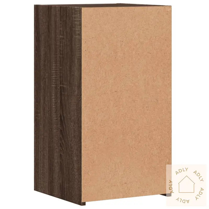 Nattbord Brun Eik 35X34X65 Cm Konstruert Tre