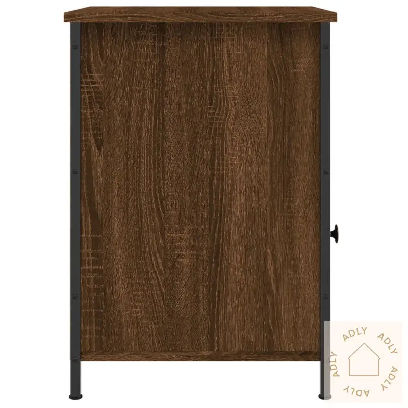 Nattbord 2 Stk Brun Eik 40X42X60 Cm Konstruert Tre