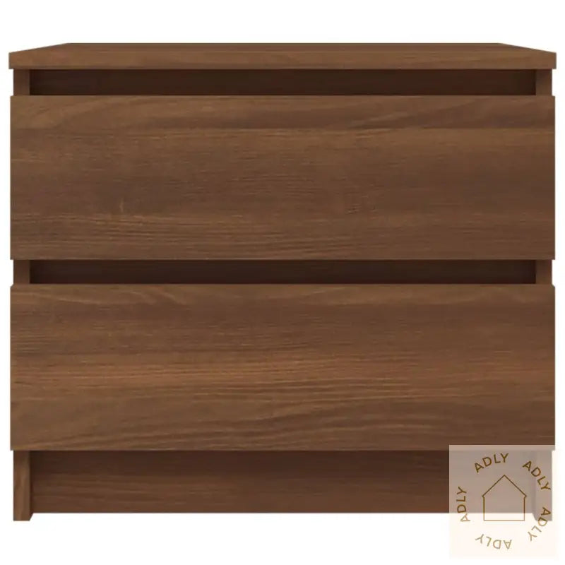 Nattbord Brun Eik 50X39X43,5 Cm Konstruert Tre