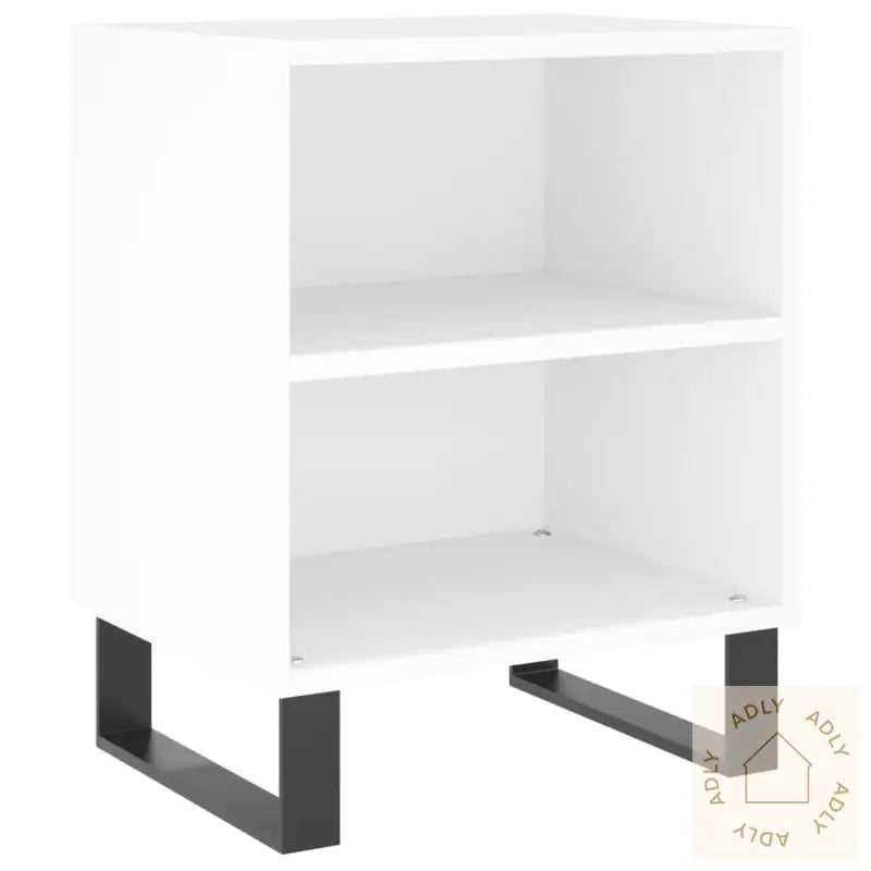 Nattbord 2 Stk Hvit 40X30X50 Cm Konstruert Tre