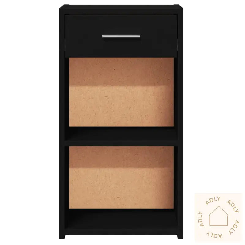 Nattbord 2 Stk Svart 35X34X65 Cm Konstruert Tre