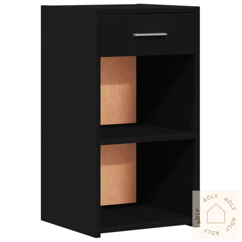 Nattbord 2 Stk Svart 35X34X65 Cm Konstruert Tre