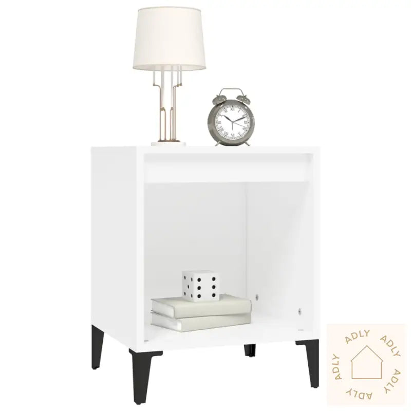 Nattbord 2 Stk Hvit 40X35X50