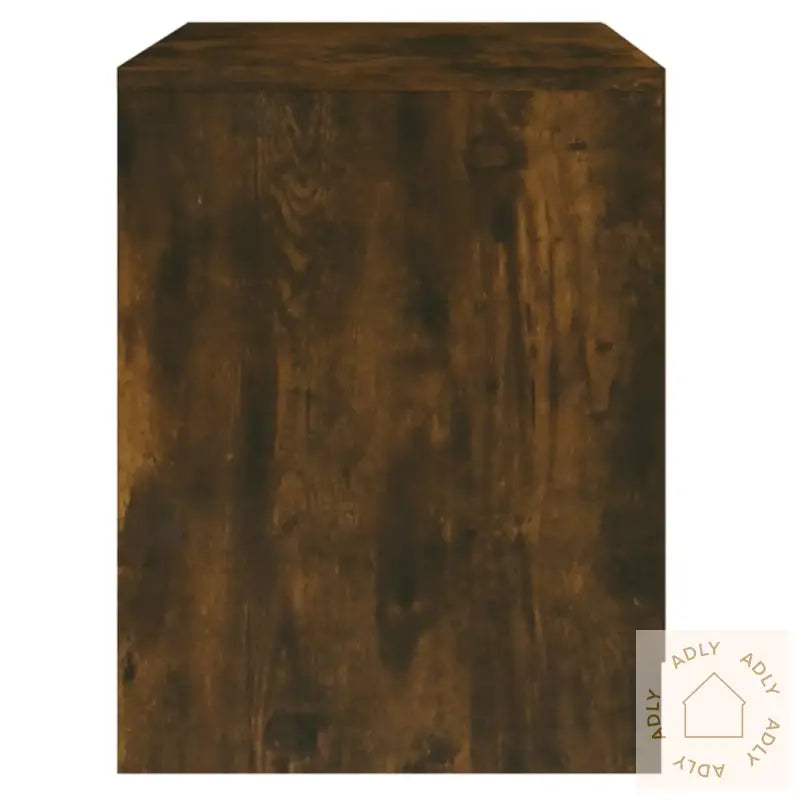 Nattbord 2 Stk Røkt Eik 45X34,5X44,5 Cm Konstruert Tre