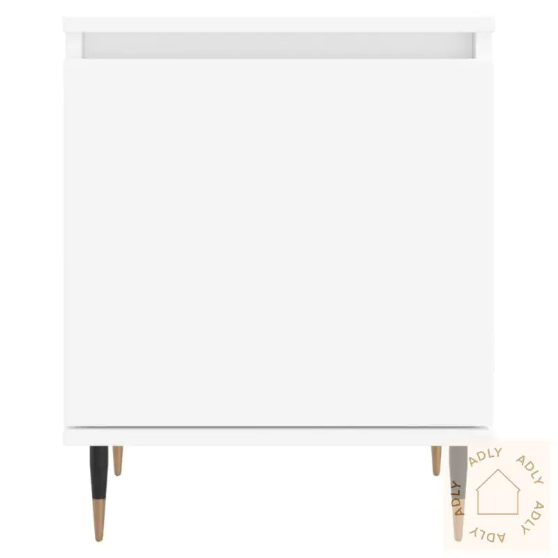 Nattbord 2 Stk Hvit 40X30X50 Cm Konstruert Tre