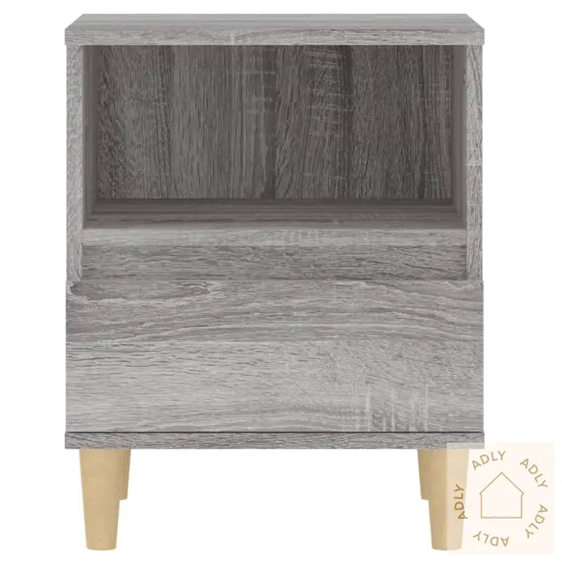 Nattbord 2 Stk Grå Sonoma 40X35X50 Cm