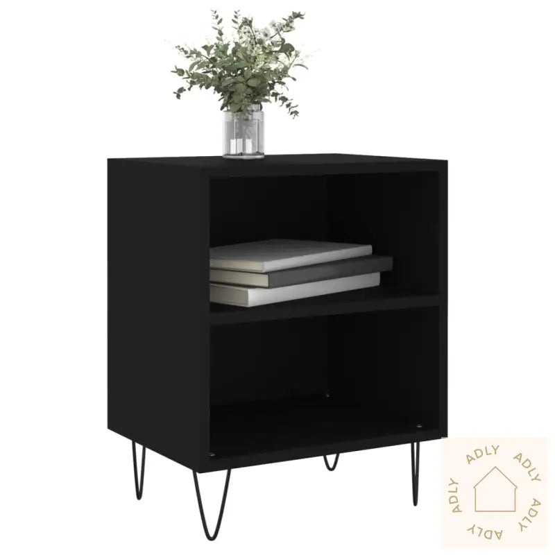 Nattbord 2 Stk Svart 40X30X50 Cm Konstruert Tre