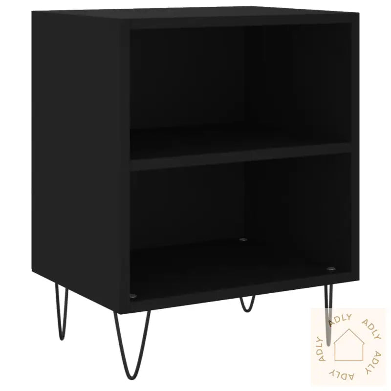 Nattbord 2 Stk Svart 40X30X50 Cm Konstruert Tre