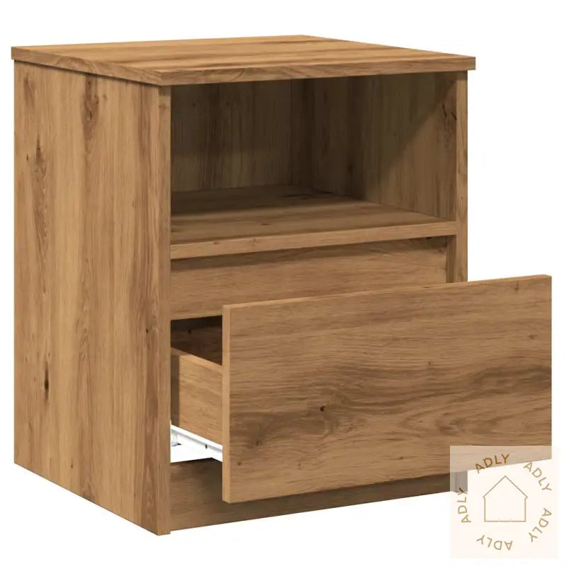 Nattbord Artisan Eik 40X40X50 Cm Konstruert Tre