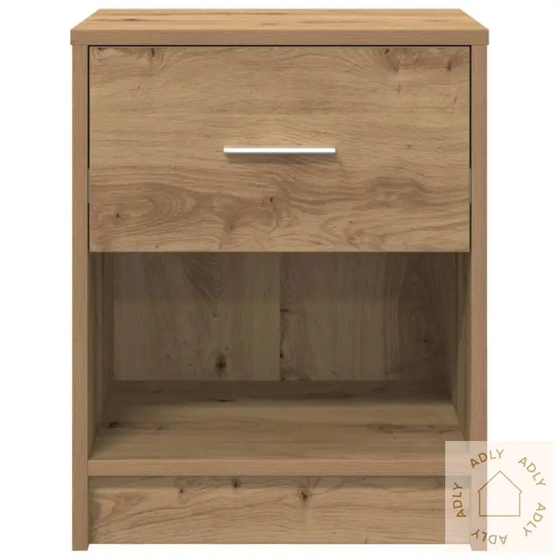 Nattbord 2 Stk Med Skuff Artisan Eik 40X34X50 Cm