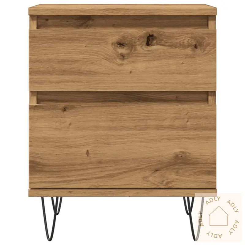 Nattbord Artisan Eik 40X35X50 Cm Konstruert Tre