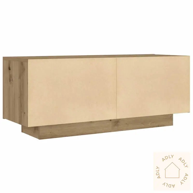 Nattbord Artisan Eik 100X35X40 Cm Konstruert Tre
