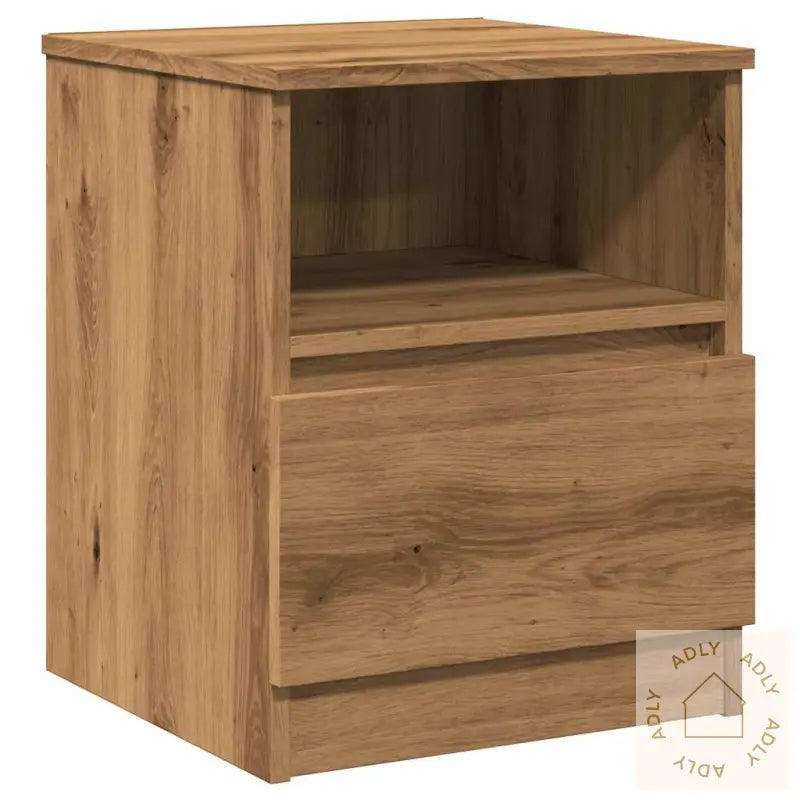 Nattbord Artisan Eik 40X40X50 Cm Konstruert Tre