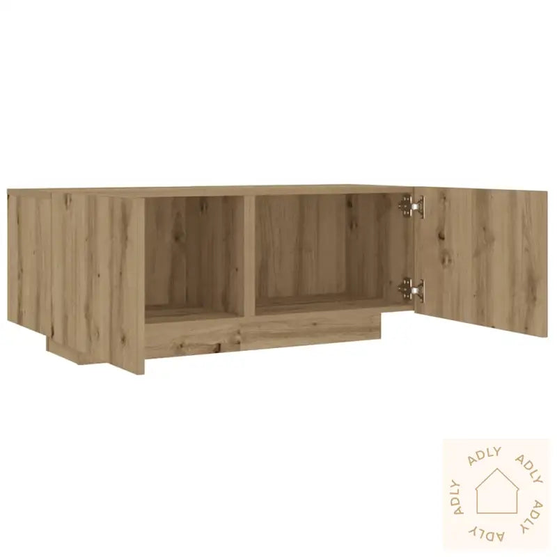 Nattbord Artisan Eik 100X35X40 Cm Konstruert Tre
