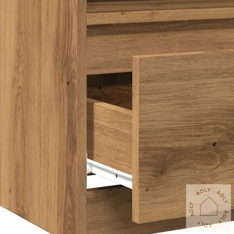 Nattbord Artisan Eik 40X40X50 Cm Konstruert Tre