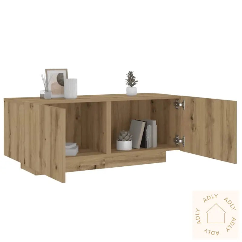 Nattbord Artisan Eik 100X35X40 Cm Konstruert Tre