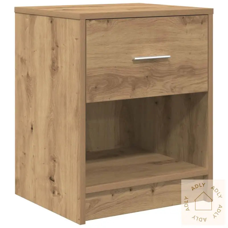 Nattbord 2 Stk Med Skuff Artisan Eik 40X34X50 Cm