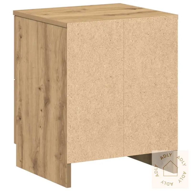 Nattbord Med 2 Skuffer Artisan Eik 40X36X50 Cm