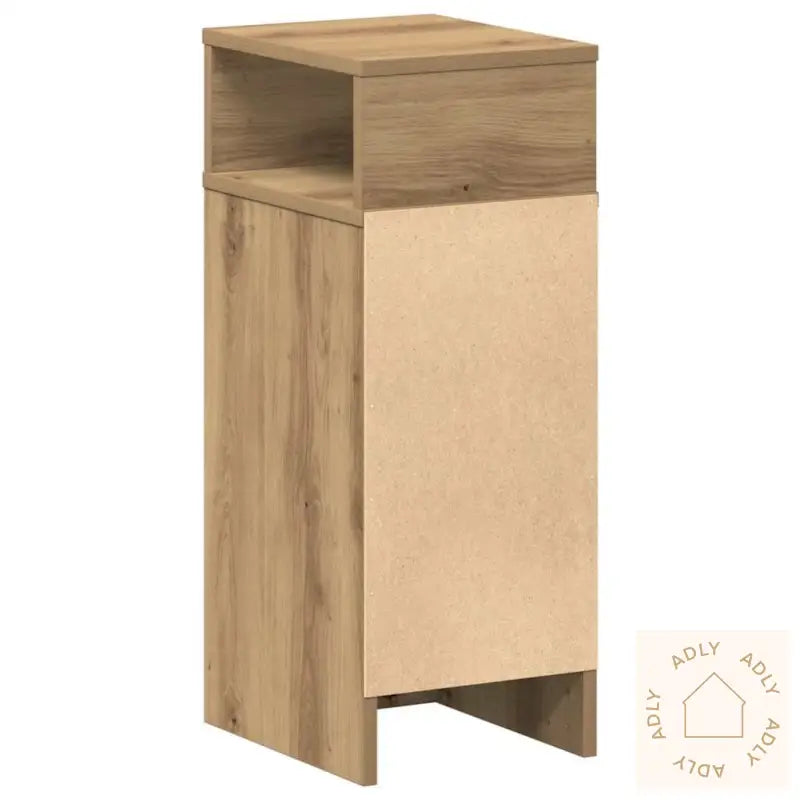 Nattbord Med Skuff Artisan Eik 25X31X66 Cm