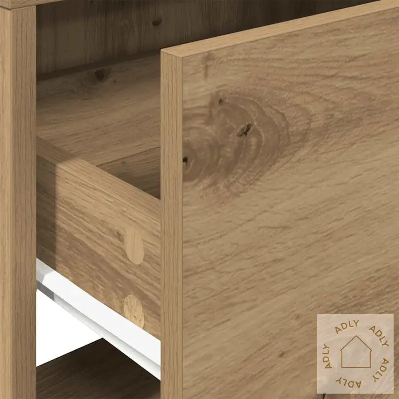Nattbord Med Skuff 2 Stk Artisan Eik 51X31X47 Cm