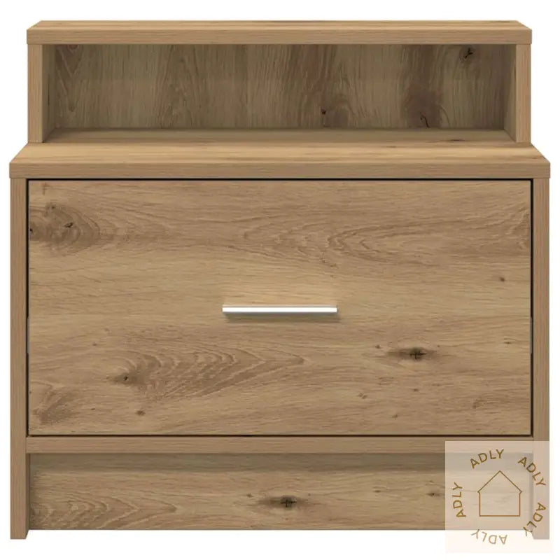 Nattbord Med Skuff 2 Stk Artisan Eik 51X31X47 Cm
