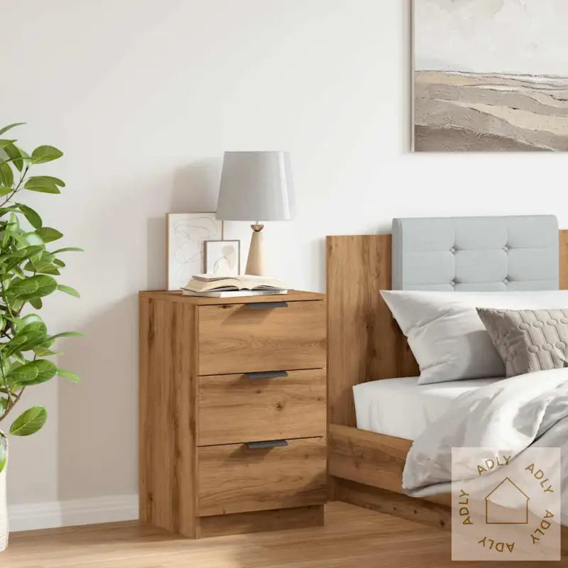 Nattbord Artisan Eik 40X36X65 Cm Konstruert Tre