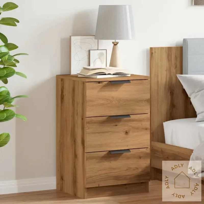 Nattbord Artisan Eik 40X36X65 Cm Konstruert Tre