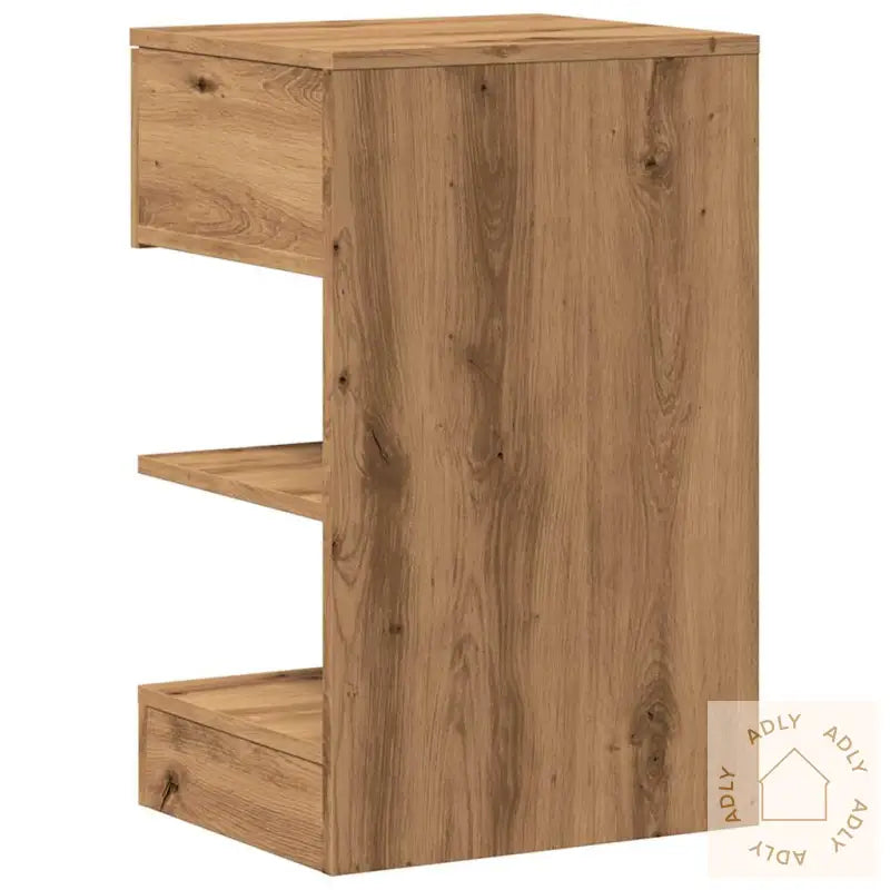 Nattbord 2 Stk Artisan Eik 40X35X65 Cm Konstruert Tre