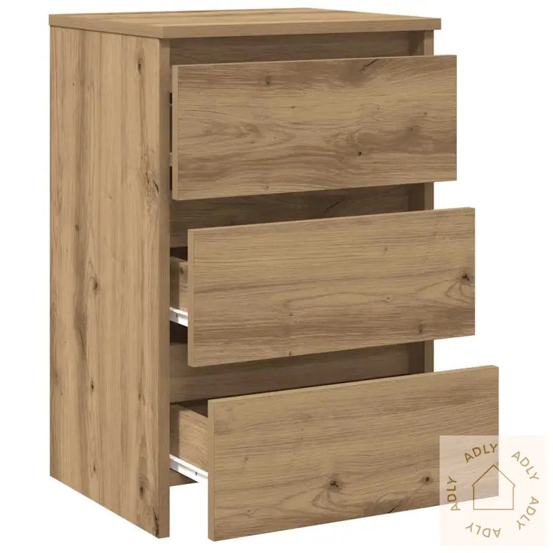Nattbord 2 Stk Artisan Eik 40X35X62,5 Cm Konstruert Tre