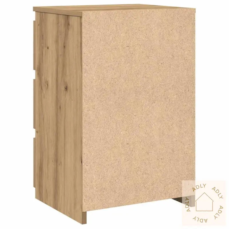 Nattbord 2 Stk Artisan Eik 40X35X62,5 Cm Konstruert Tre